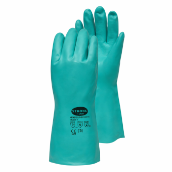 12 x STRONGHAND Nitril-Chemikalienschutzhandschuhe VANCOUVER Standard Gr.10